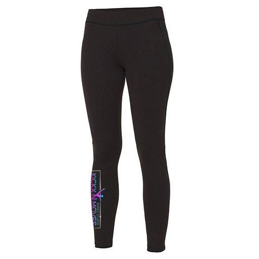 Legging - Kickx N Moves - Volwassenen - Zwart