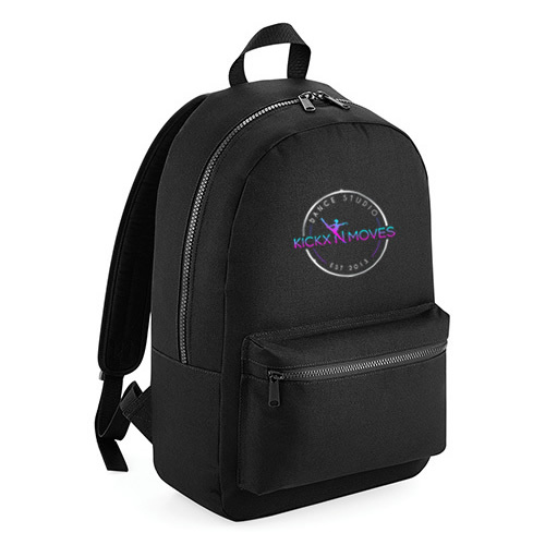 [DNSS-KNM-T-BG125+kickxnmovesKLEUR-ZW] Rugzak - Kickx N Moves - Zwart