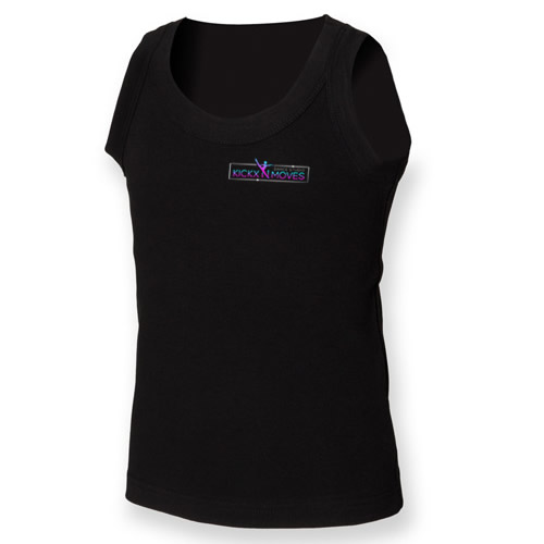 Topje - Kickx N Moves - Kids - Zwart