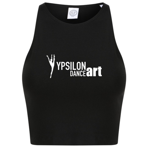 Crop top - Ypsilon - Volwassenen - Zwart