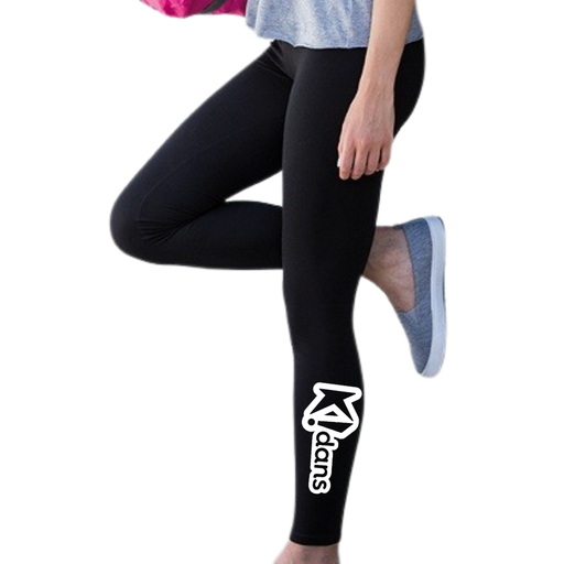 Kids - Legging - K!dans - Zwart met witte print