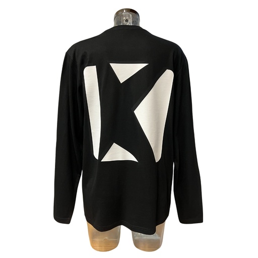 Volwassenen - T-shirt lange mouw - K!dans - Zwart