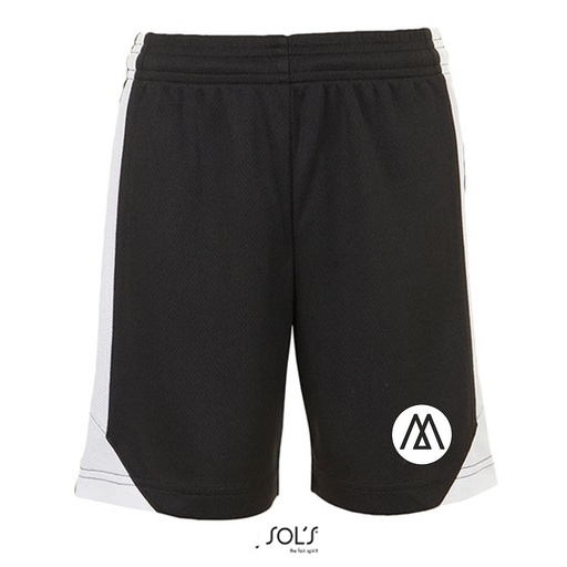Short - Movimento - Kids - Zwart/Wit