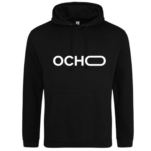 Hoodie - Ocho - Volwassenen - Zwart