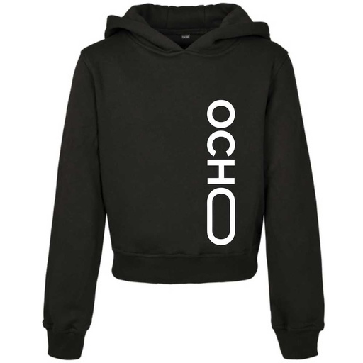 Cropped Hoodie - Ocho - Kids - Zwart