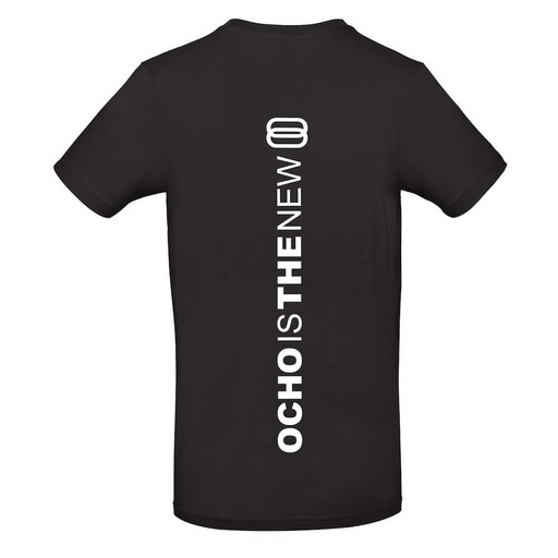 T-shirt - Ocho - Volwassenen - Zwart