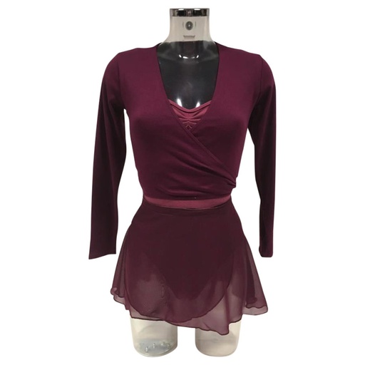 Cache-coeur Madina - Meisjes - Bordeaux