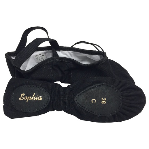 Demi-pointe Sophia - Zwart