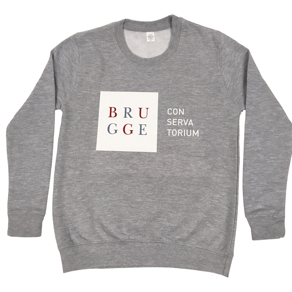 Sweater - Conservatorium Brugge - Kids - Grijs