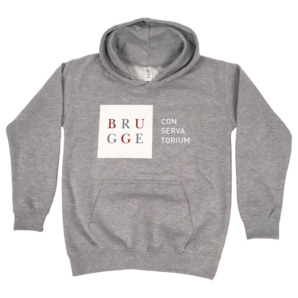 Hoodie - Conservatorium Brugge - Kids - Grijs