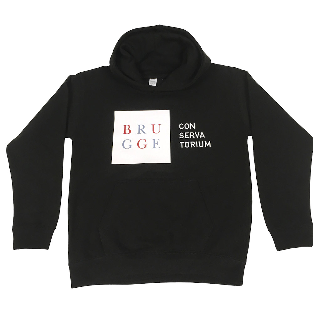 Hoodie - Conservatorium Brugge - Kids - Zwart