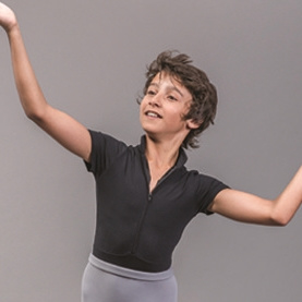 Maillot Endo - Jongens - Zwart