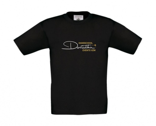 T-shirt - Donatha - Kids - Zwart