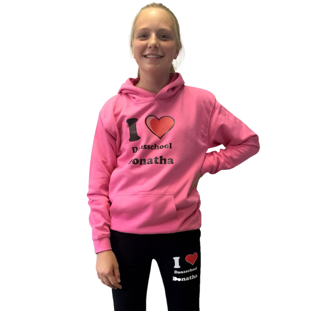 Hoodie - Donatha - Kids - Roze
