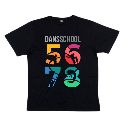 T-shirt - 5678 - Volwassenen - Kleurige bedrukking