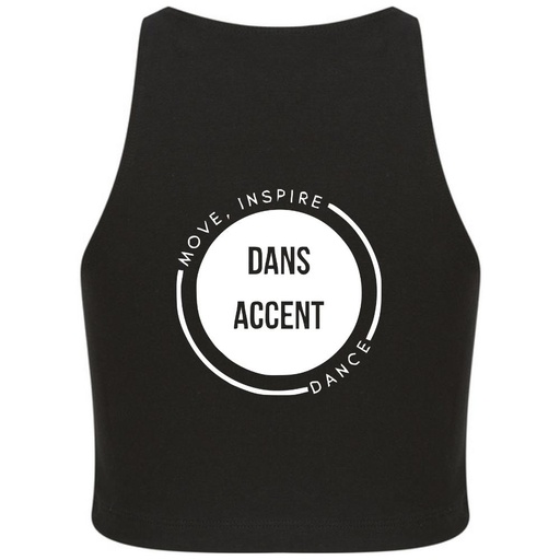Crop top - Dansaccent - Kids - Zwart
