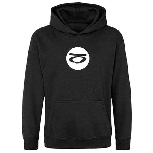 Hoodie - Amba-Amba - Kids - Zwart 