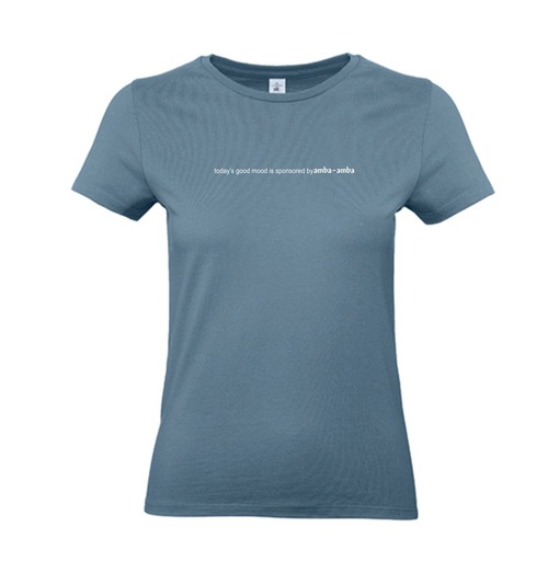 T-shirt - Amba-Amba - Dames - Stone Blue