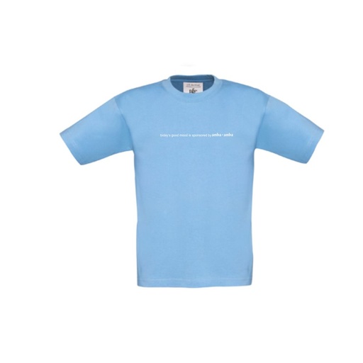 T-shirt - Amba-Amba - Kids - Lichtblauw 