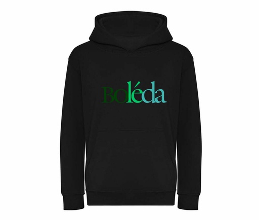 Hoodie - Boleda - Volwassenen - Zwart