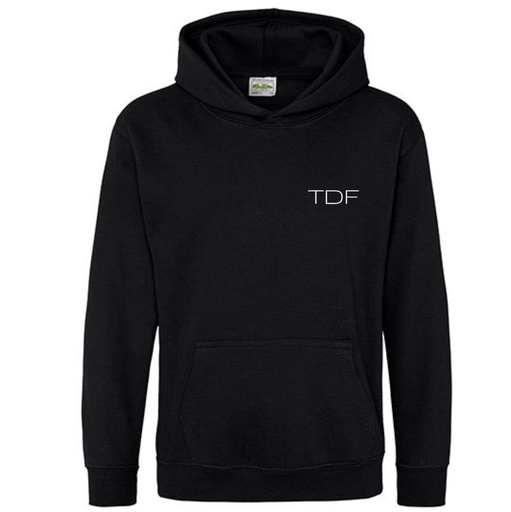 Hoodie - TDF - Kids - Zwart
