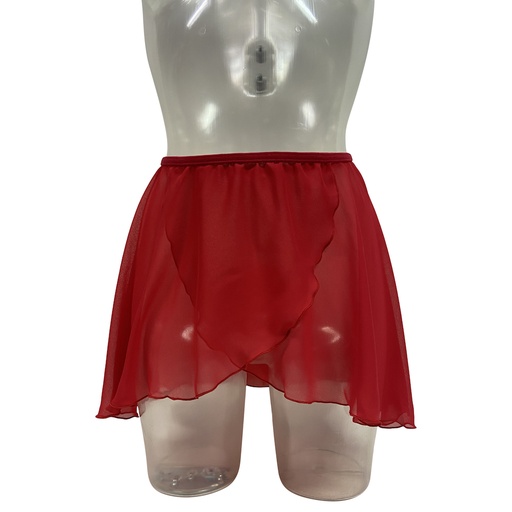 [RT-SD-SKRACH-ML-RD-S] Balletrokje Riza - Dames - Rood (S)