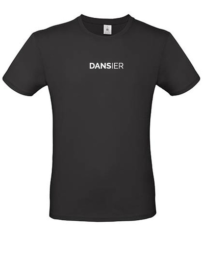 T-shirt - Dansier klein logo - Volwassenen - Zwart