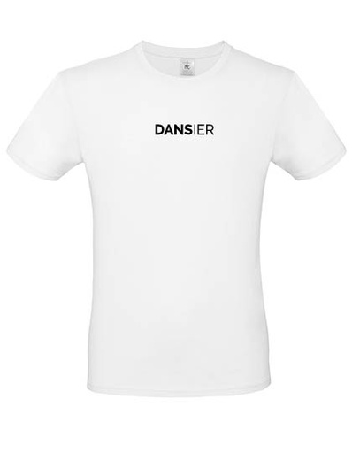 T-shirt - Dansier klein logo - Volwassenen - Wit