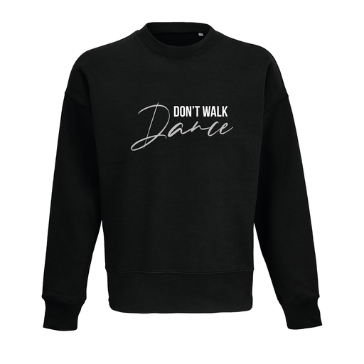 Sweater 'Don't walk, Dance' - Volwassenen - Zwart 