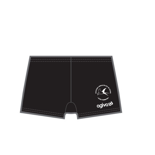 Shortje Agiva - Zeestern De Panne - Kids - Zwart