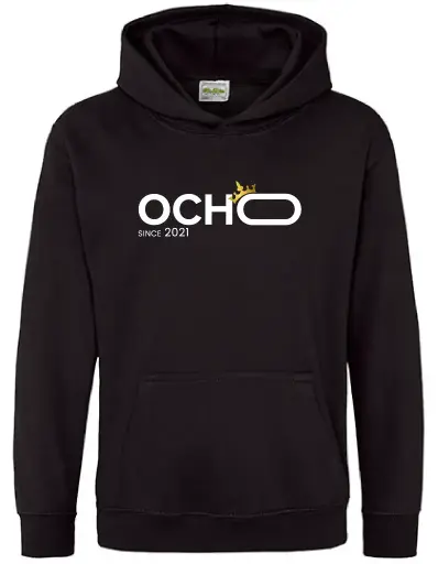Hoodie - 5-jaar Ocho - Volwassenen - Zwart