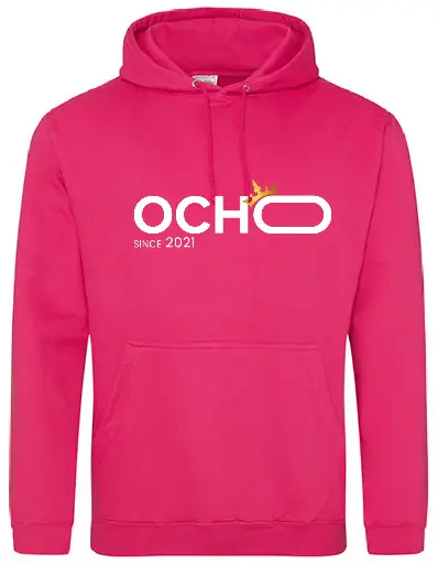 Hoodie - 5 Jaar Ocho - Volwassenen - Roze
