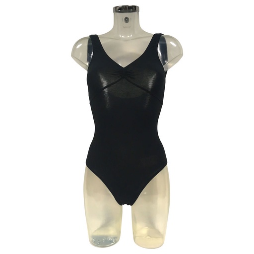 [BP-SD-4012W-KA-ZW-XXL] Balletpak Charma - Katoen - Dames - Zwart - XXL