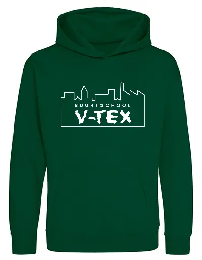 Kids - Hoodie - V-TEX- Forest Green