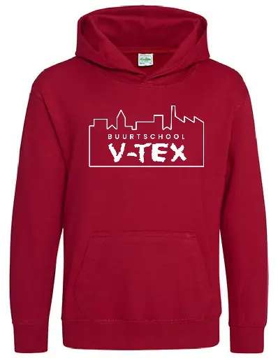 Kids - Hoodie - V-TEX- Red hot chilli