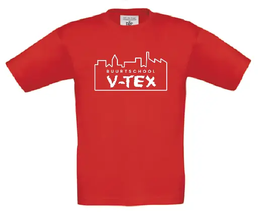 Kids - T-shirt - V-TEX- Red