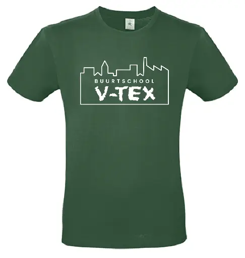 Unisex - T-shirt - V-TEX- Bottle Green