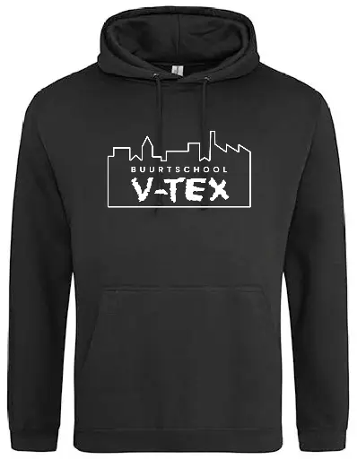 Volwassenen - Hoodie - V-TEX- Deep Black