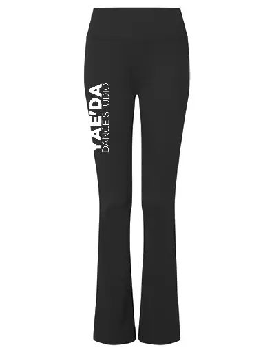Flare legging - Yae'da - Volwassenen - Zwart