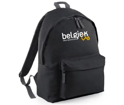 [DNSS-BELG-T-BG125J+belgiekWI/GO-ZW] Rugzak - Belgiek - Zwart
