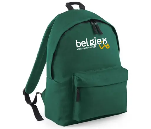 [DNSS-BELG-T-BG125J+belgiekWI/GO-BOTTLEGREEN] Rugzak - Belgiek - Groen