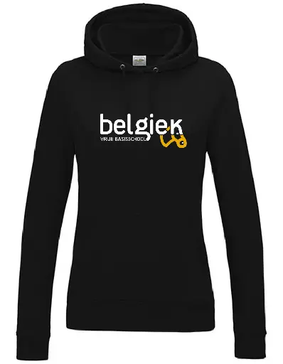 Hoodie - Belgiek - Dames - Zwart