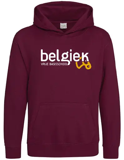 Hoodie - Belgiek - Kids - Bordeaux