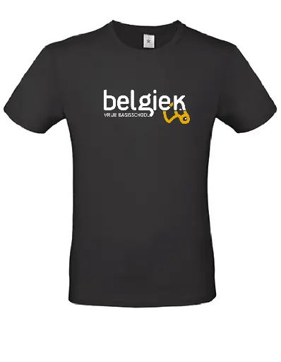 T-shirt - Belgiek - Unisex - Zwart