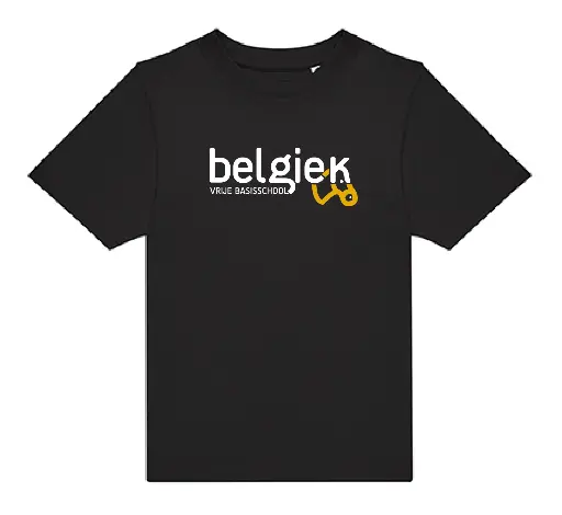 T-shirt - Belgiek - Kids - Zwart