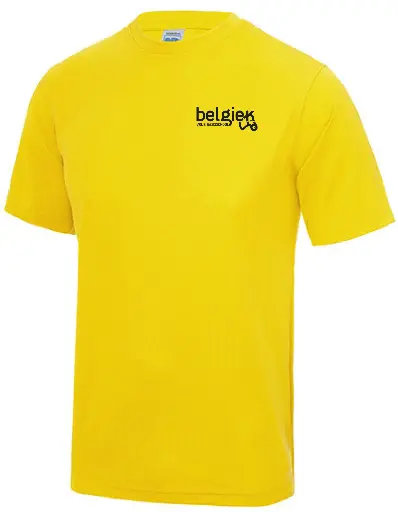 2. Turn T-shirt - Belgiek - Kids - Geel - 7/8 - 9/11 - 12/14 jaar