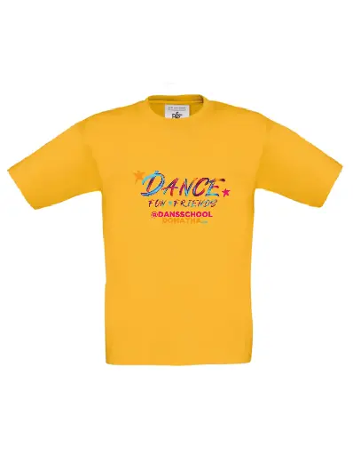 T-shirt - Donatha - Kids - Geel