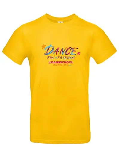 T-shirt - Donatha - Volwassenen - Geel