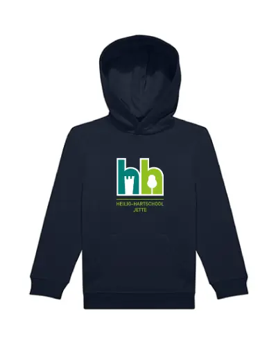 Hoodie met logo - Heilig-Hartschool - Kids - Navy