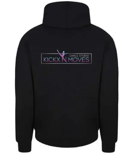Zoodie - Kids - Kickx N Moves- Zwart - Multicolor logo